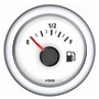 Fuel level gauge 10/180 ohm white